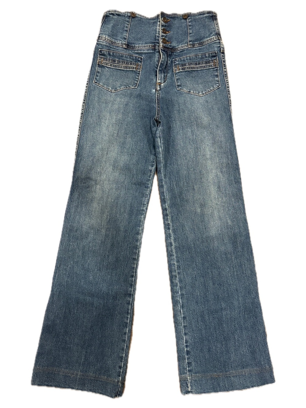 Free People High Waisted Flare Jeans Size 28